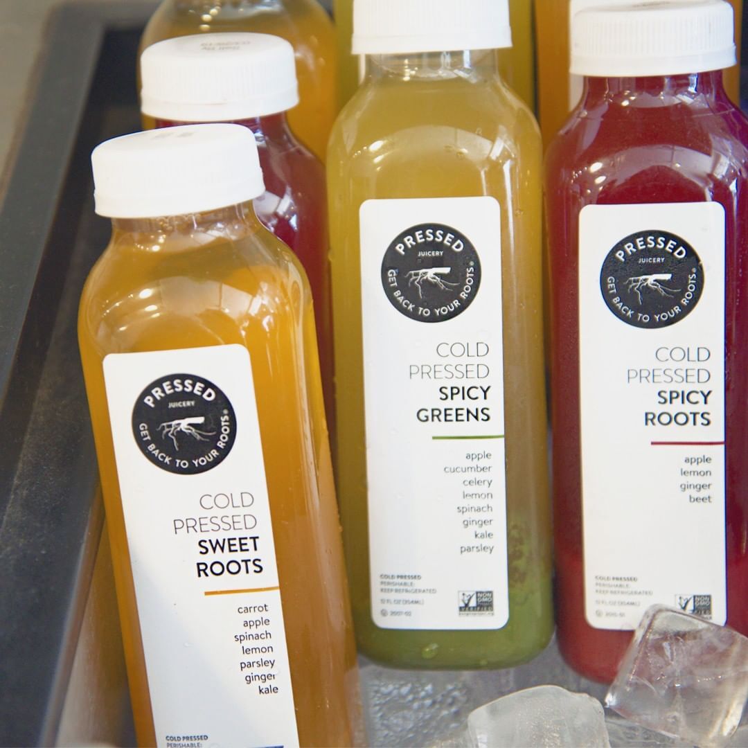 Pressed juice outlet